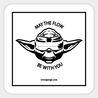 May the Flow Be With You // FPV Freestyle Zen Sticker